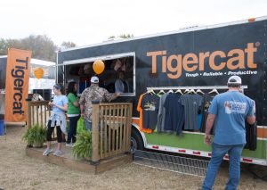 Tigercat merchandise trailer