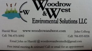 Woodrow and West business card