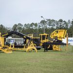 Tigercat forestry machines at show